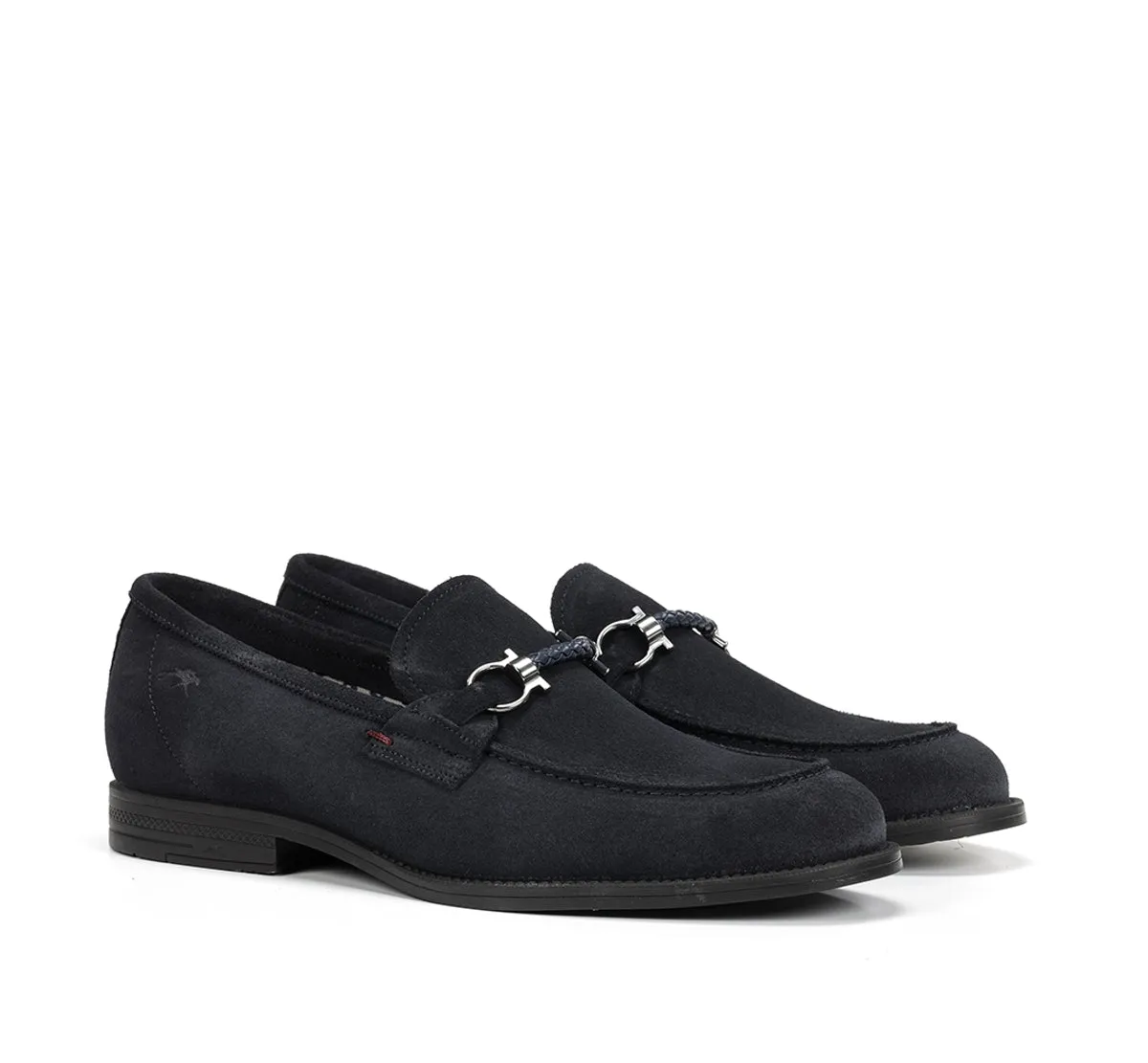 Fluchos Henri F1930 mocassini uomo blu pelle