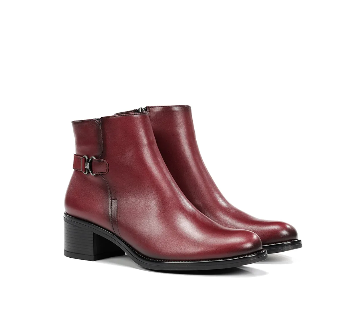 Fluchos Chiara D8966 stivaletti rossi punta sfilata