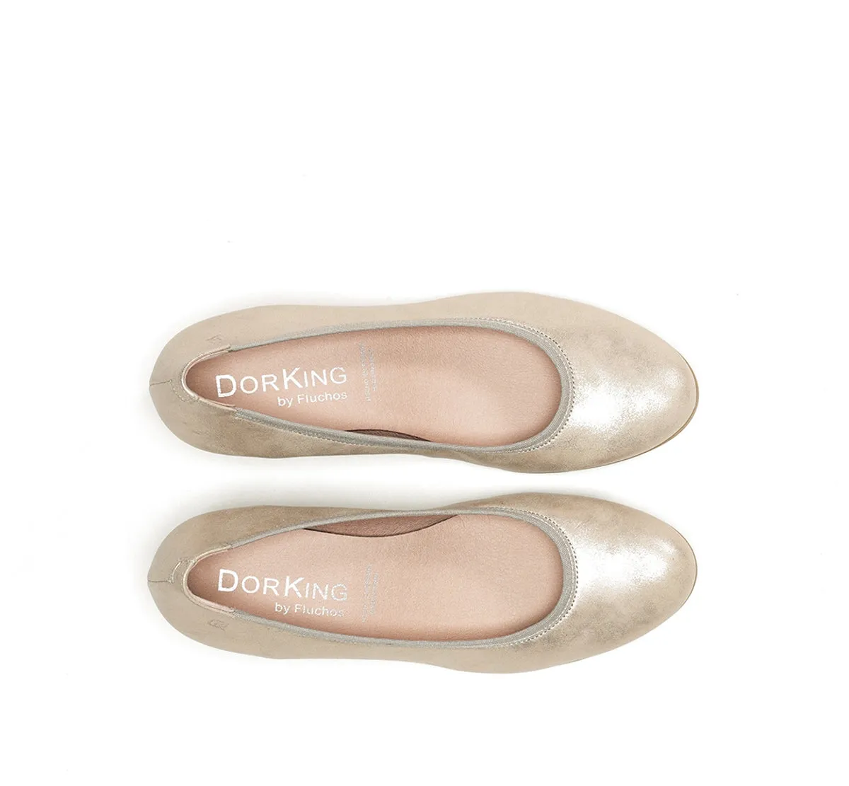 Fluchos Geminis D8469 Scarpa Donna Oro Tacco Medio