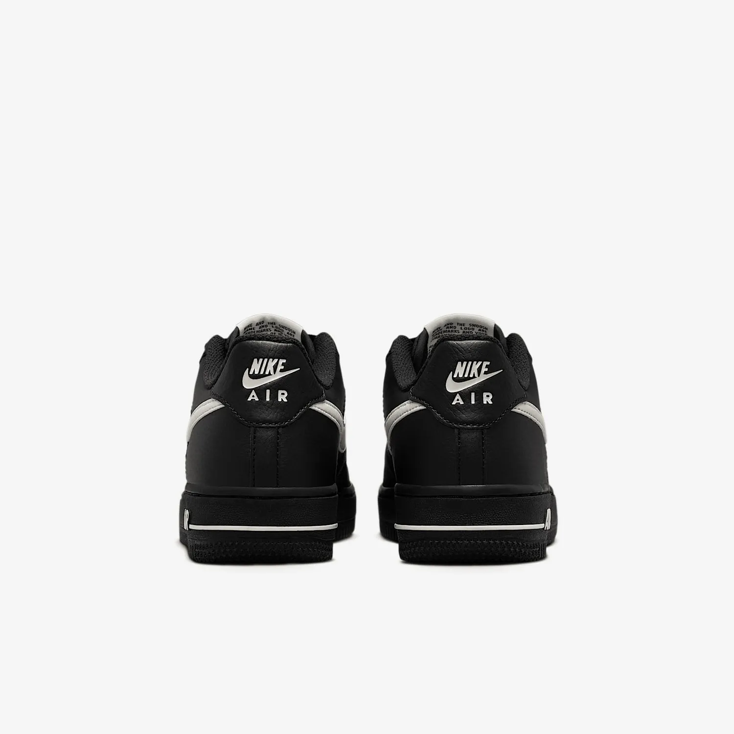 Nike Air Force 1 GS sneakers donna nere pelle 39 EU