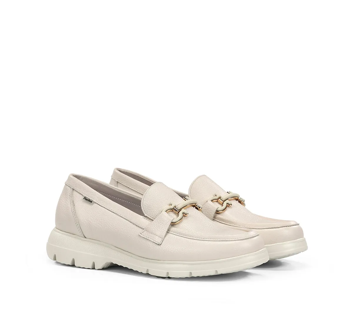 Fluchos Gladis F1936 mocassini donna taupe Light