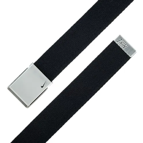 Nike Swoosh Web cintura uomo nera regolabile