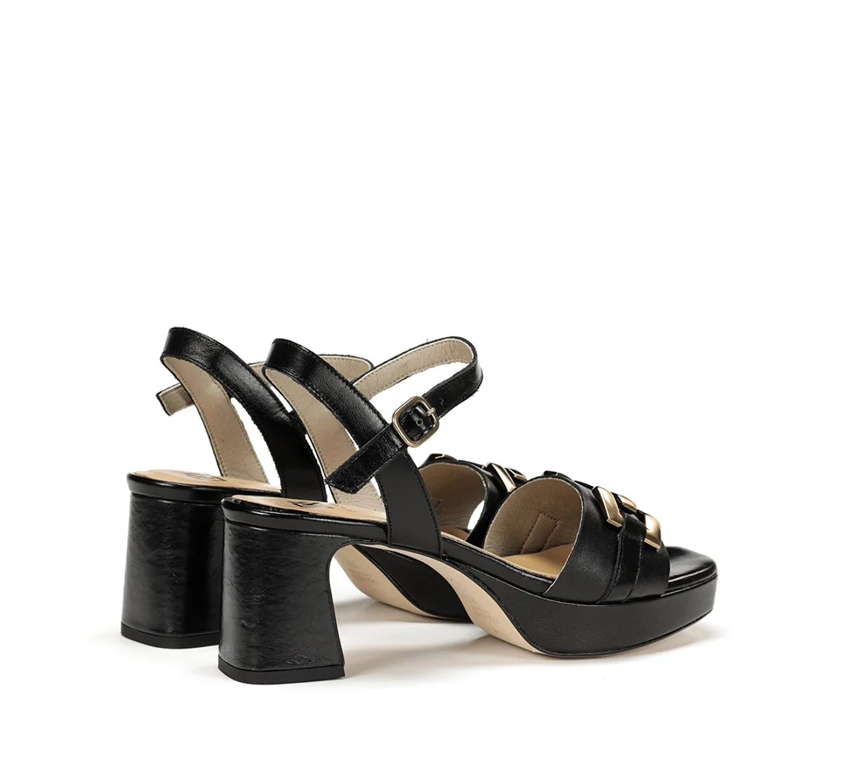 Dorking Lyra D9253 sandali donna neri eleganti