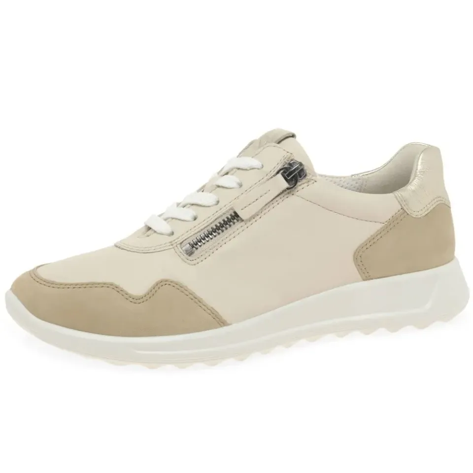 Ecco Flexure Runner sneakers donna 35 EU beige zip