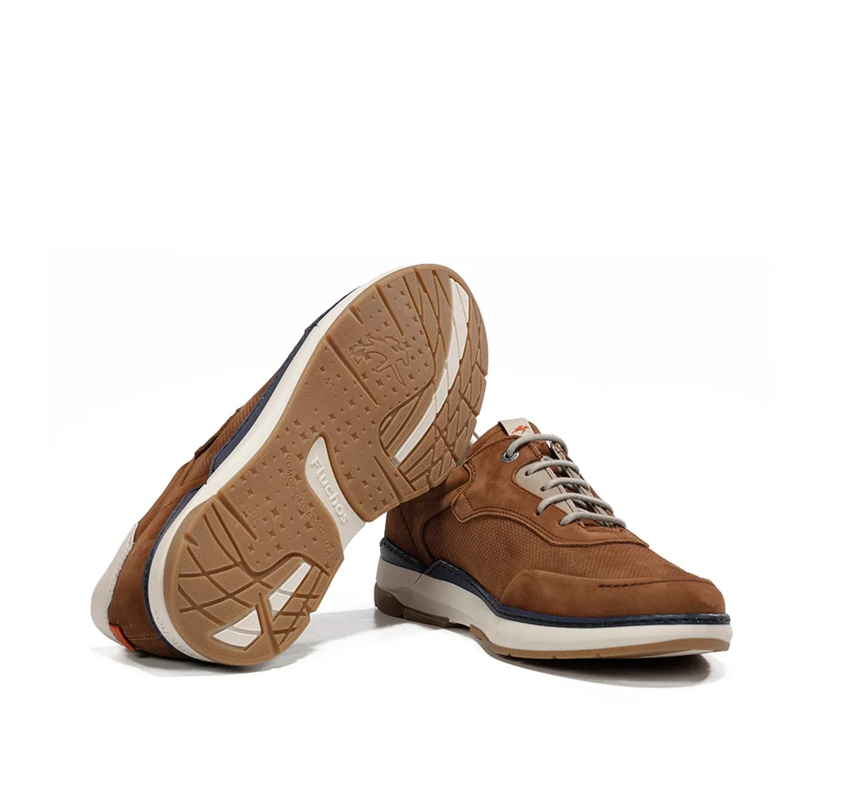 Fluchos Jeff F2210 Scarpe Uomo Marroni Slip On