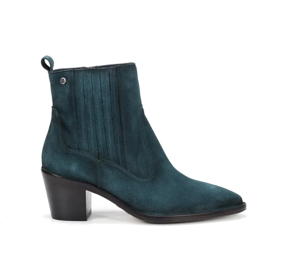 Fluchos Arwen D9425 stivaletto donna blu tacco largo