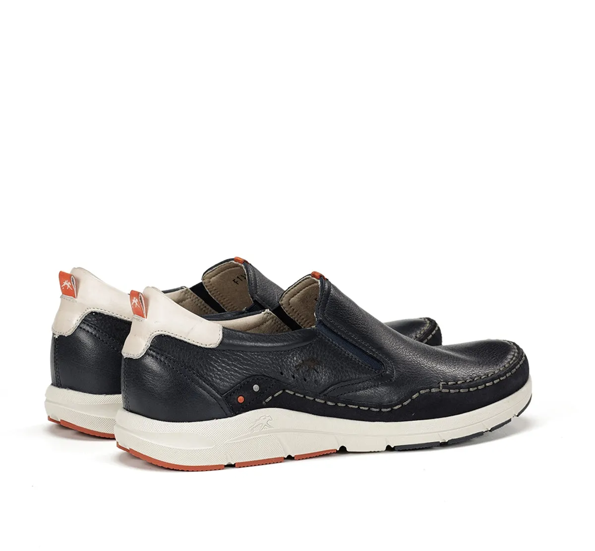 Fluchos Kai F1985 slip-on uomo blu pianta larga