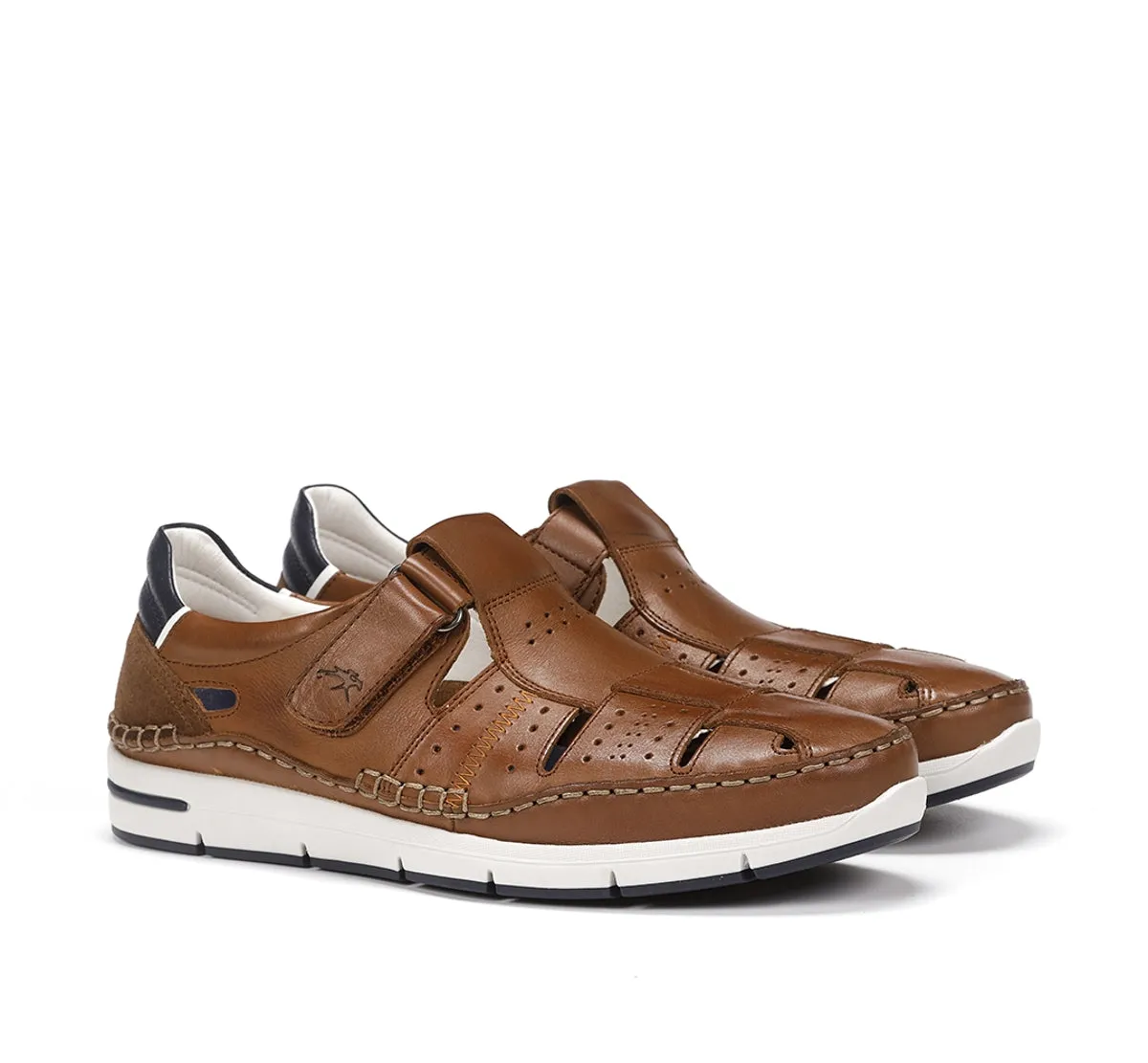 Fluchos Yannic F1444 sandali uomo marrone lacci