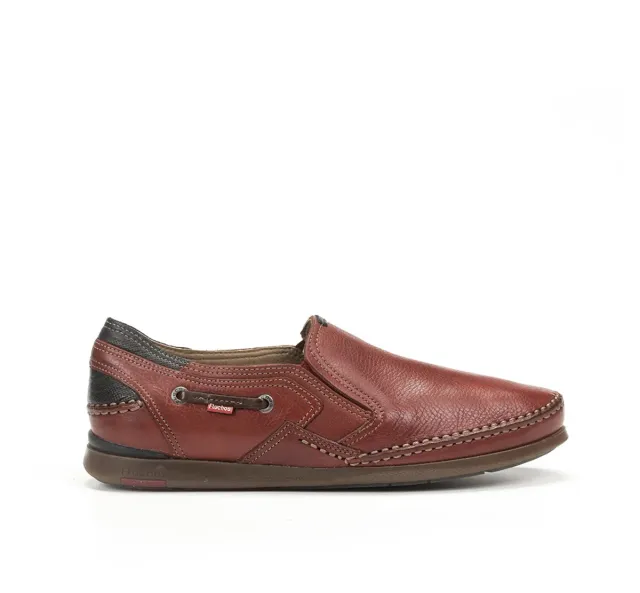 Fluchos Mariner 9883 slip on uomo rosse artigianali