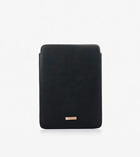 Alexander Smith Borchie custodia tablet iPad nera 14x20 pelle