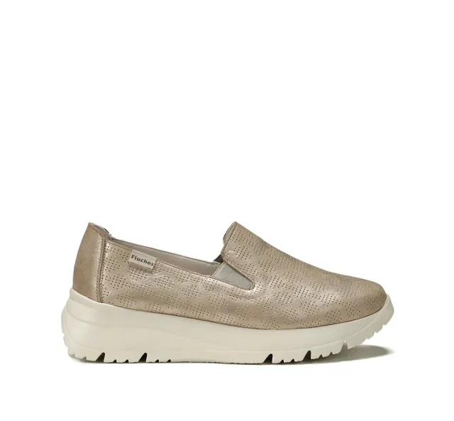 Fluchos Eira F1926 sneakers donna oro casual