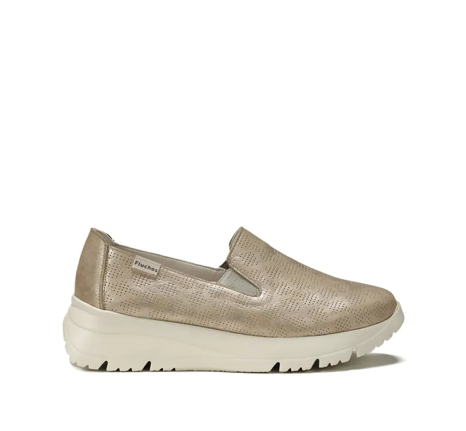 Fluchos Eira F1926 sneakers donna oro casual