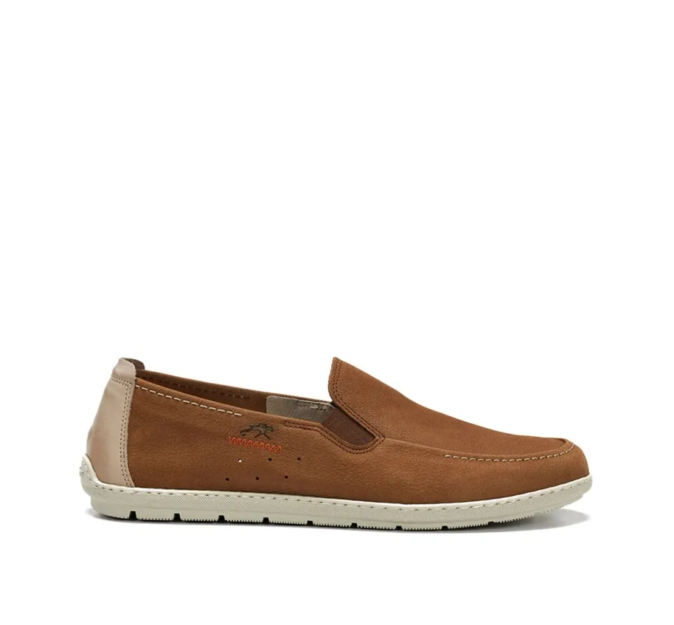 Fluchos Andy F2370 Slip On Uomo Marroni con Fibbia