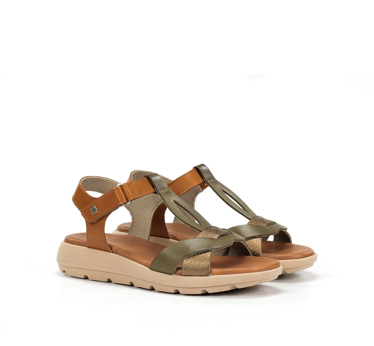 Fluchos Gandia D9466 sandalo donna verde