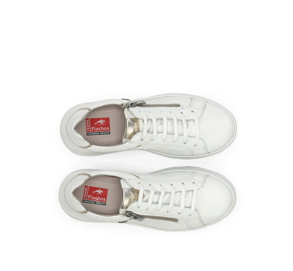 Fluchos Pompas F2204 sneakers donna bianche leggere