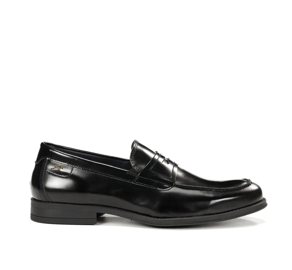 Fluchos Arthur F1933 mocassino uomo nero elegante