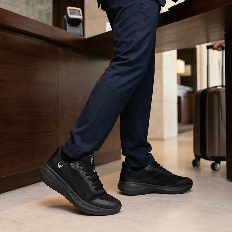 Suecos Aura scarpe lavoro nere traspiranti