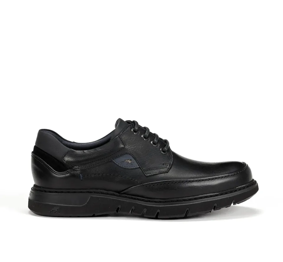 Fluchos Celtic F0248 scarpe uomo nere casual classiche
