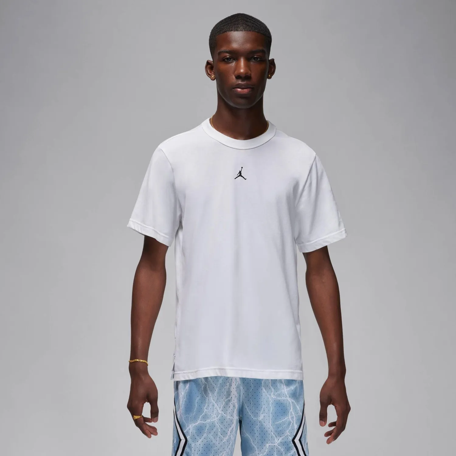 Nike Jordan Dri-Fit maglietta uomo bianca cotone XS
