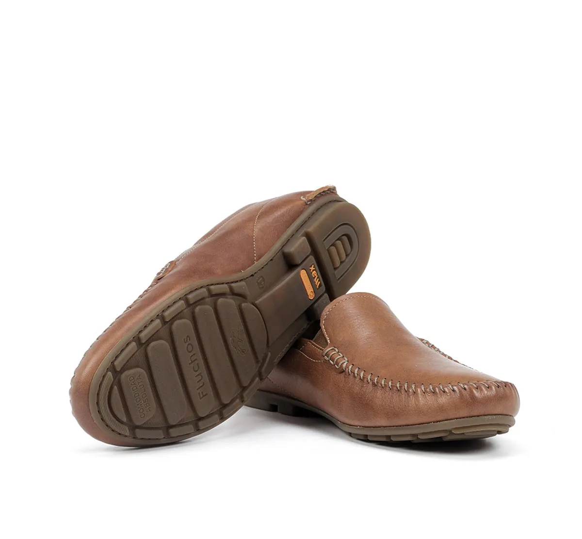 Fluchos Dorian F1173 mocassini uomo marrone casual