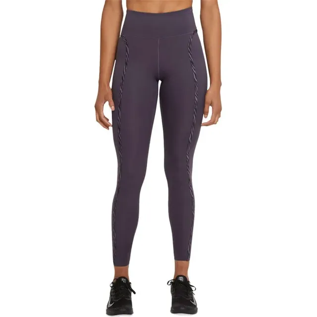 Nike One Luxe Icon Clash leggings S Dark Raisin