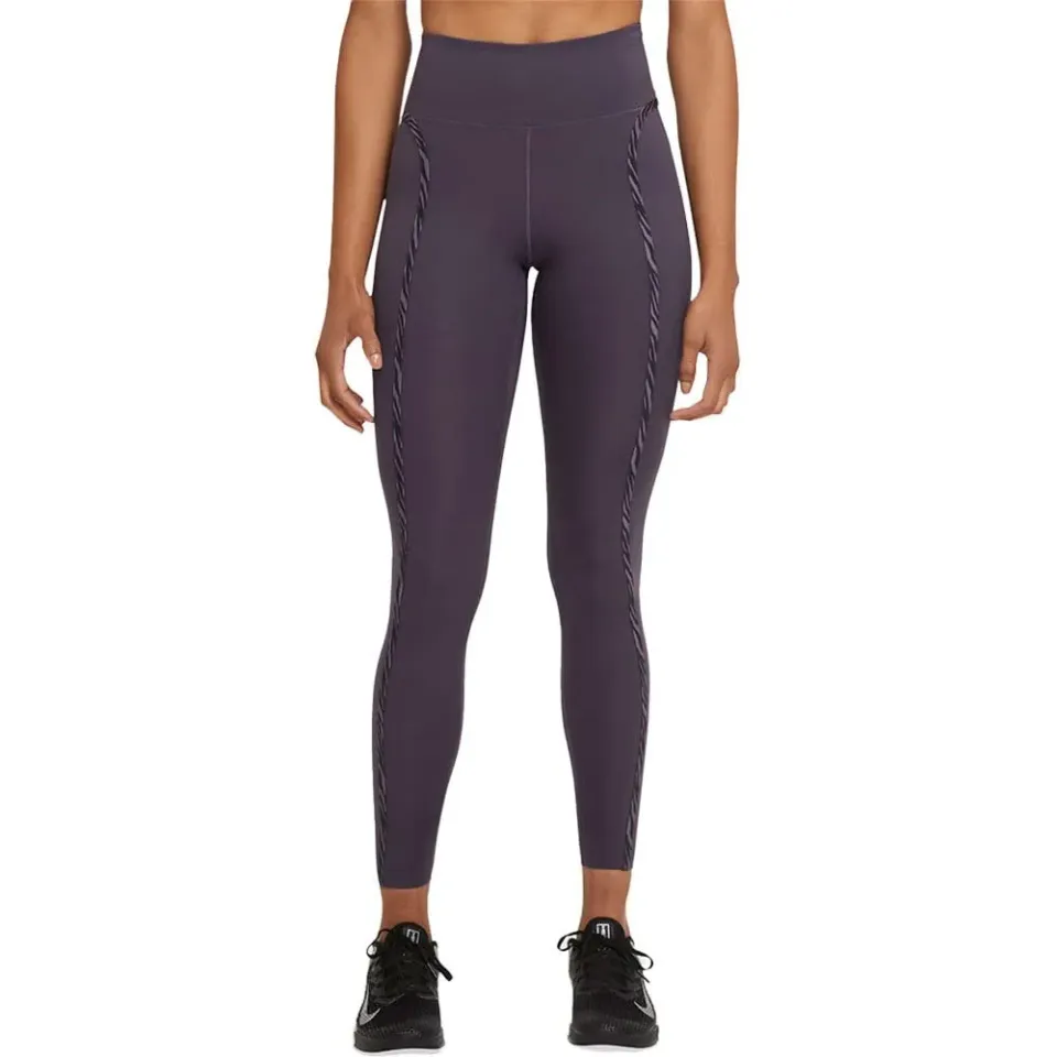 Nike One Luxe Icon Clash leggings S Dark Raisin