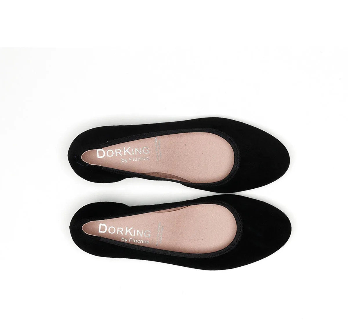 Fluchos Geminis D8469 scarpe donna nero tacco medio