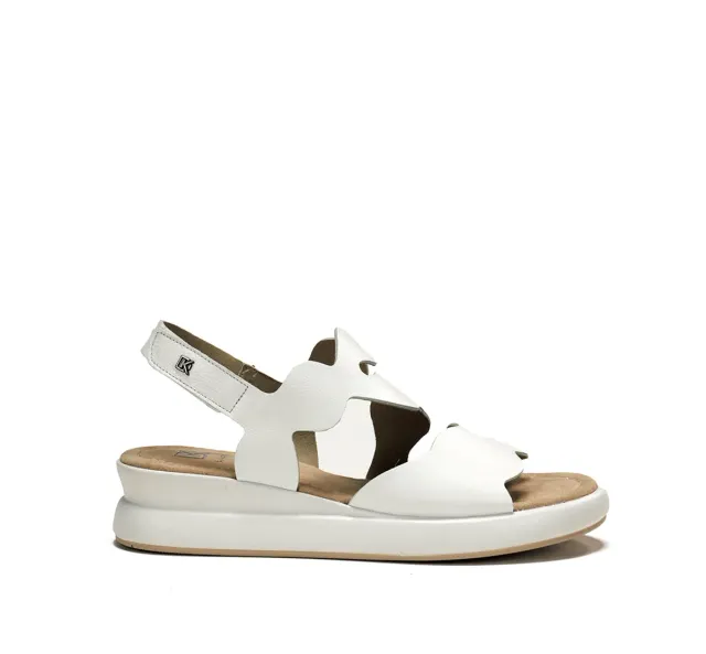 Dorking Slam D9290 sandali donna bianco fibbie