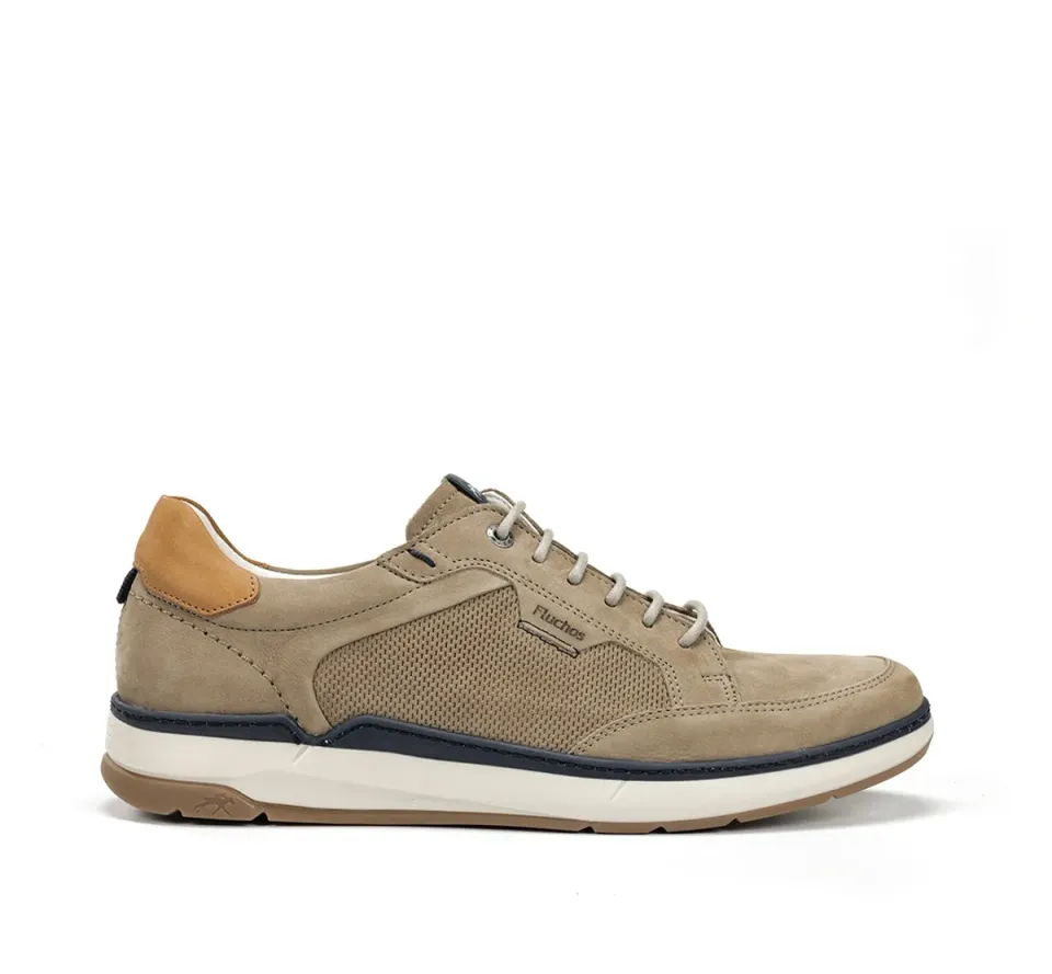 Fluchos Jeff F2211 sneakers uomo tortora casual