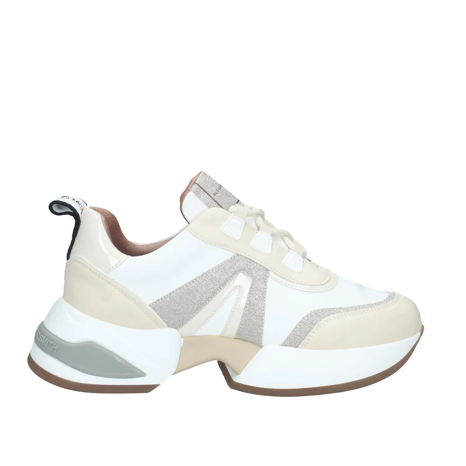 Alexander Smith Marble sneaker bianco oro glitter donna 40mm