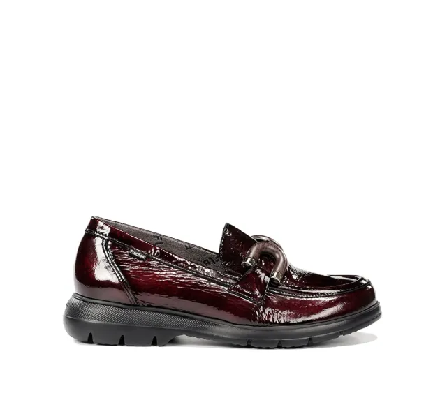 Fluchos Gladis F2514 mocassini rossi donna leggeri