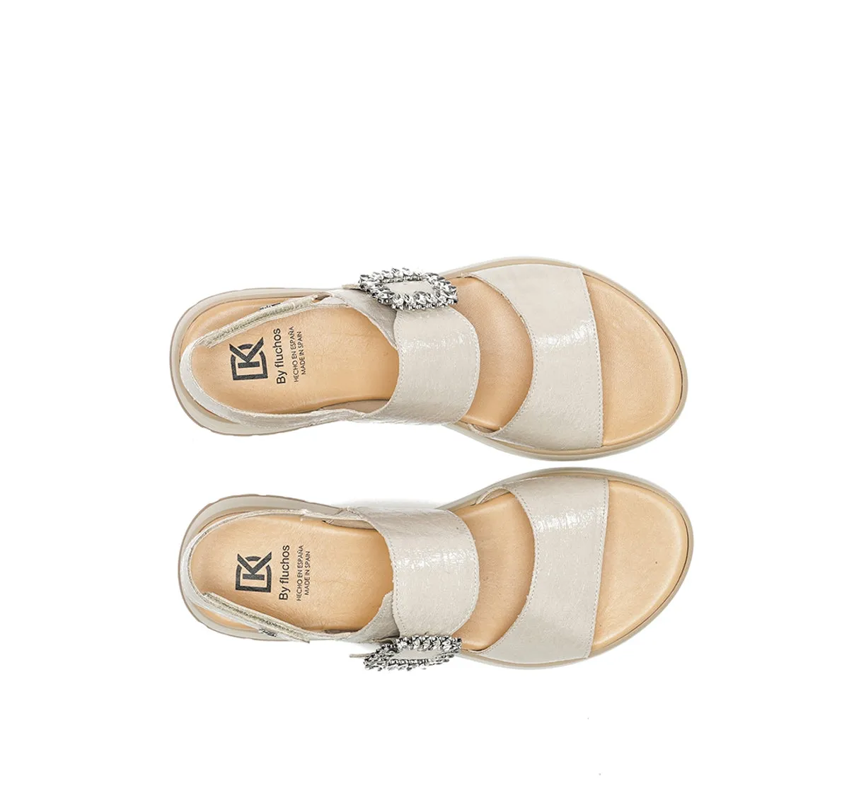 Dorking Ter D9724 sandali donna bianchi sportivi