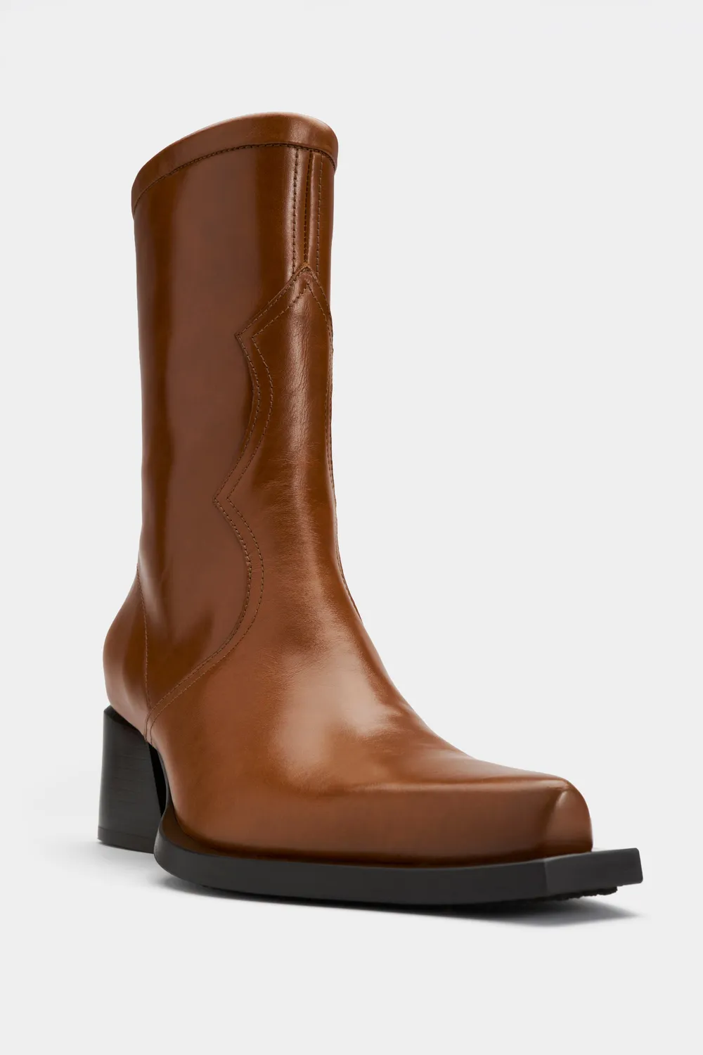 Eytys Rari stivali texani pelle cuoio saddle