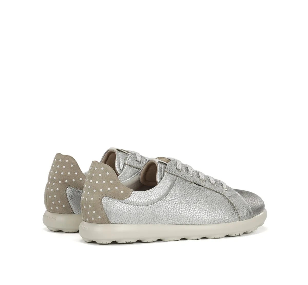 Fluchos Party F2439 sneaker donna argento pianta larga