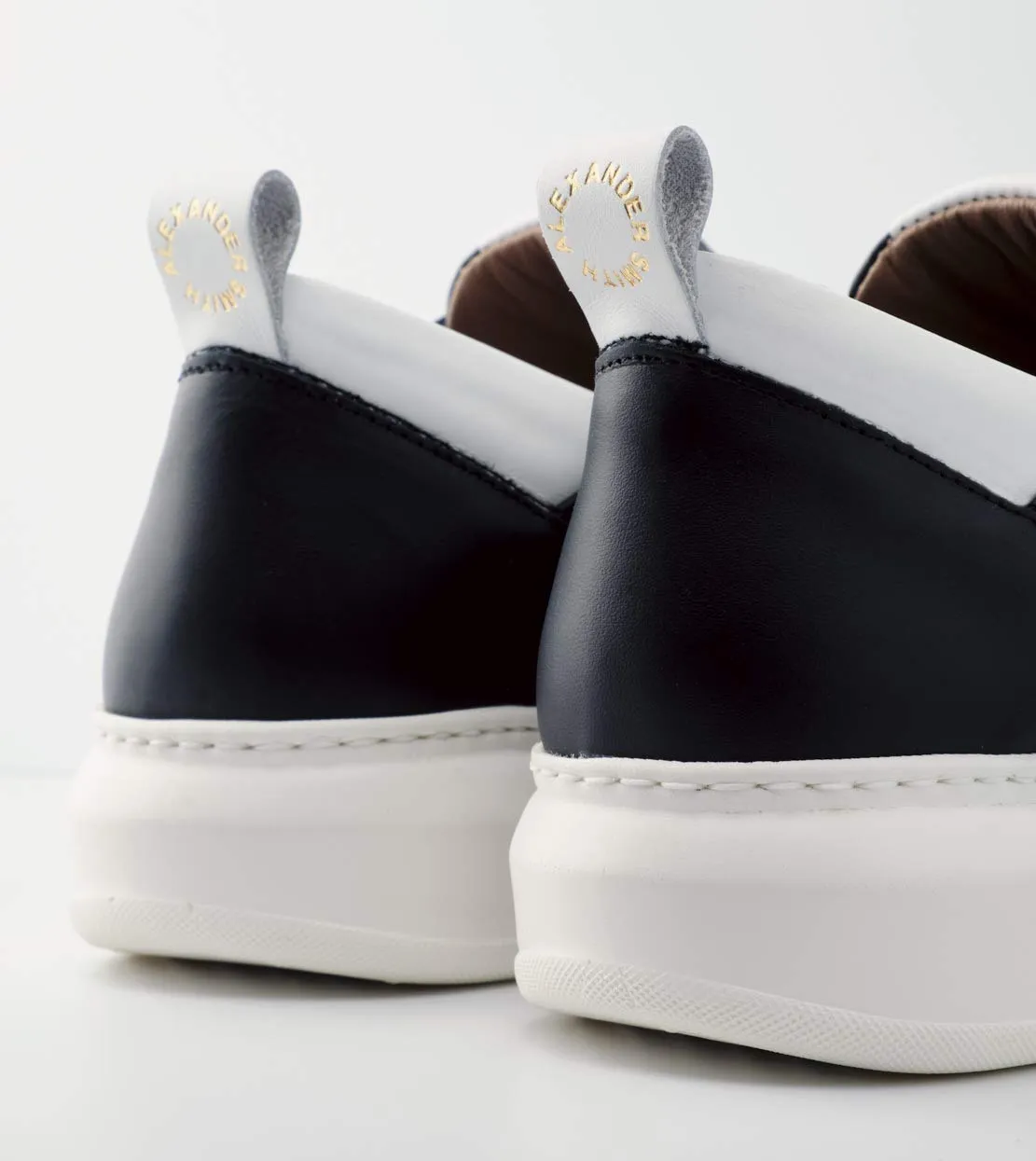 Alexander Smith Wembley Black White sneakers uomo pelle