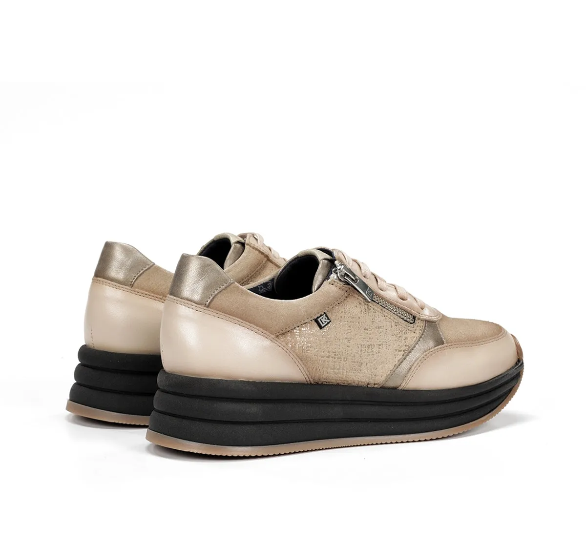 Fluchos Draz D9249 sneaker donna tortora platform
