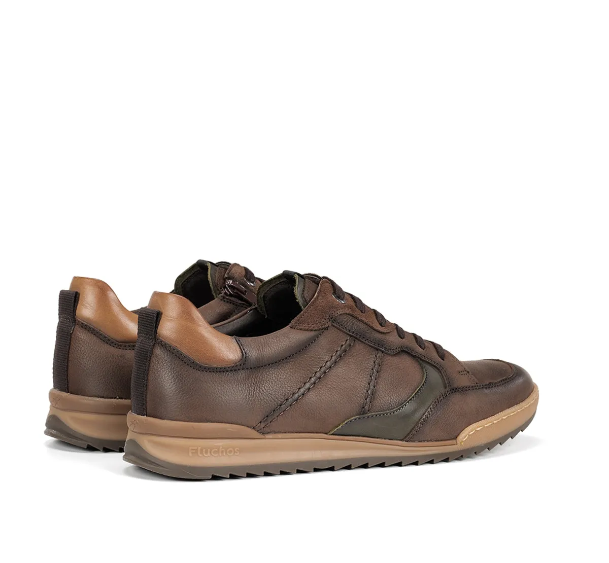 Fluchos Elder F2273 sneakers uomo marroni pelle