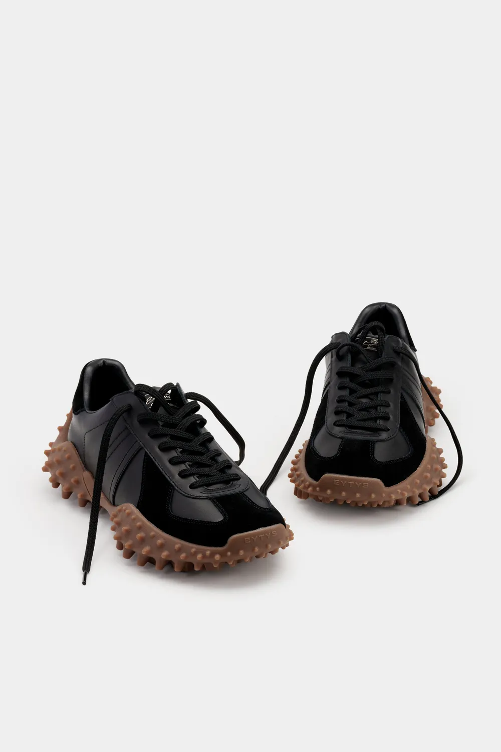 Eytys Aria sneakers pelle nera suola extralarge