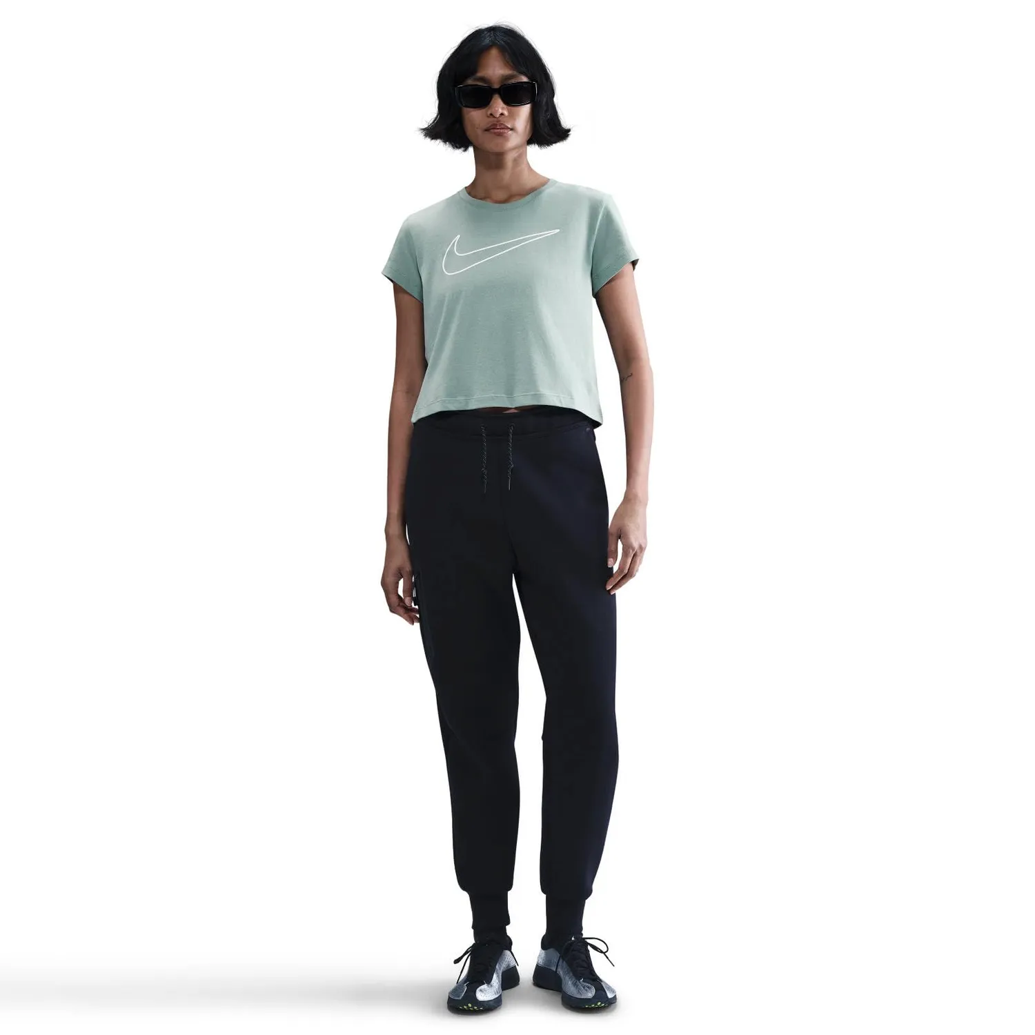 Nike NSW Club T-Shirt Donna Cotone Manica Corta Grafica