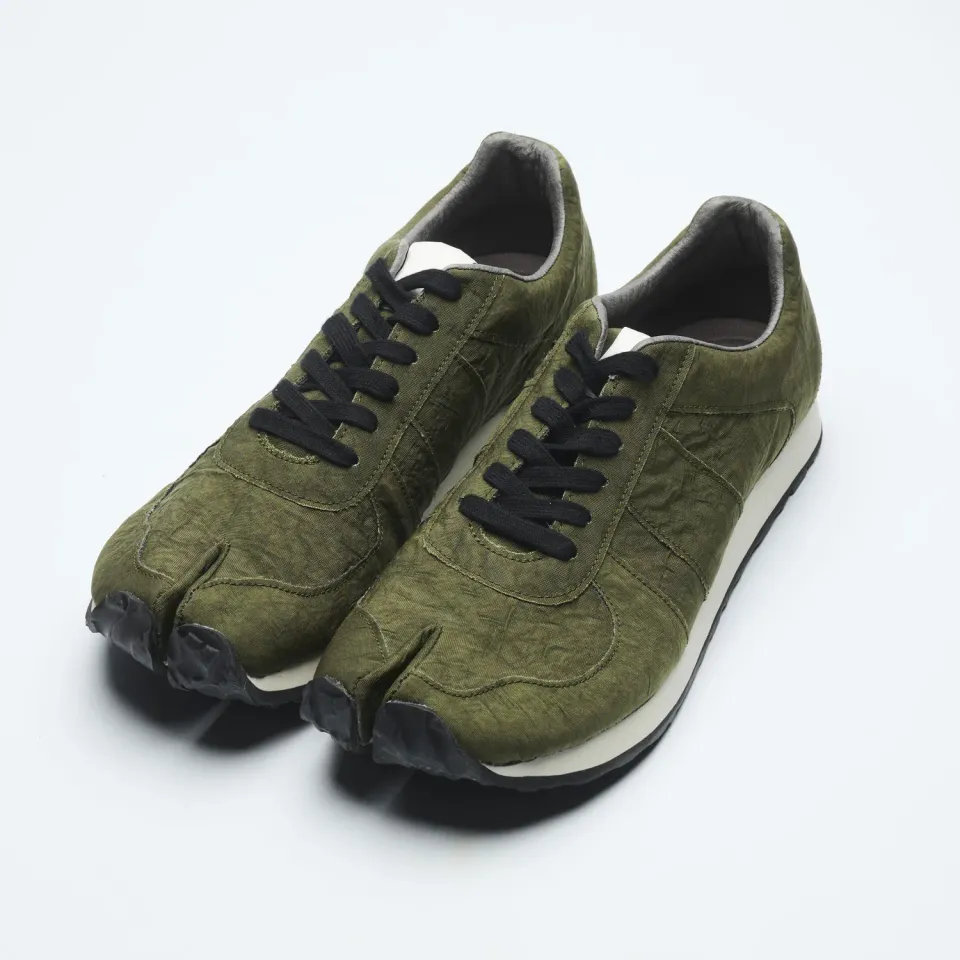 Tabito tabito21 Tabi Trainer Airbag sneakers olive nylon