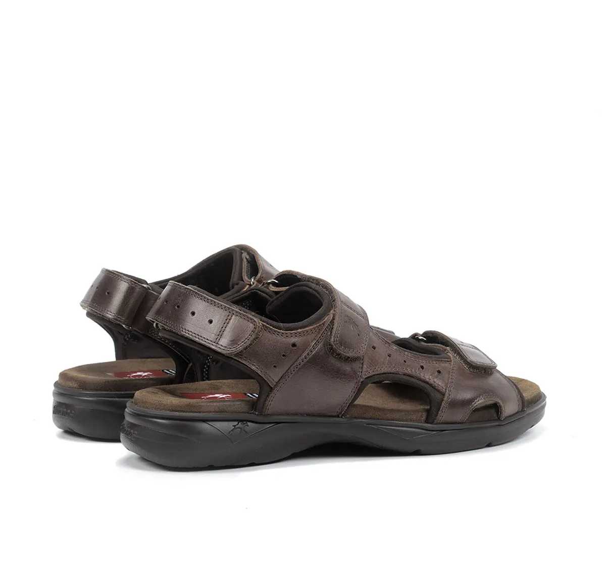 Fluchos Dozer F1201 sandali marroni uomo velcro