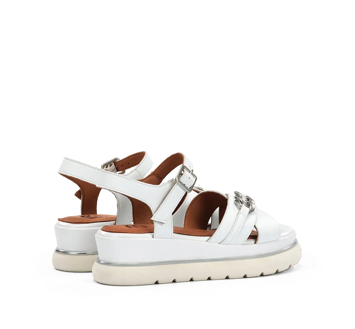 Dorking Nika D9527 Sandali Donna Bianchi Fibbie