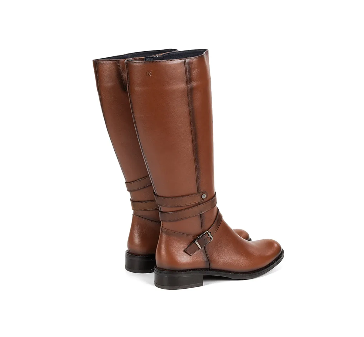 Fluchos Tierra D9532 stivale marrone linee femminili