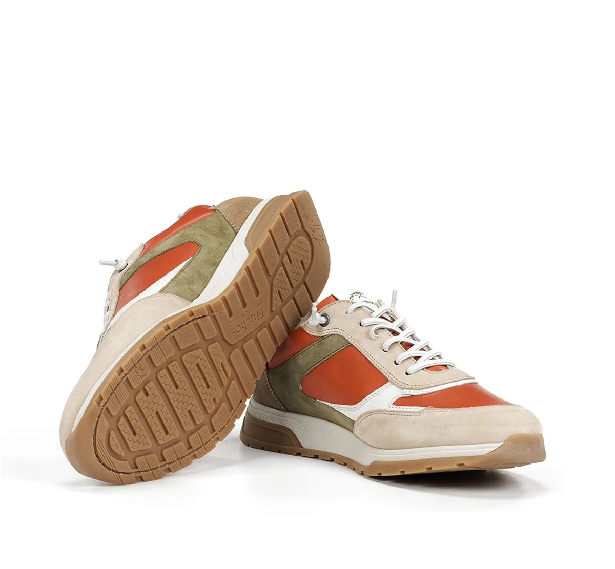 Fluchos Louis F2192 sneakers uomo arancioni pelle
