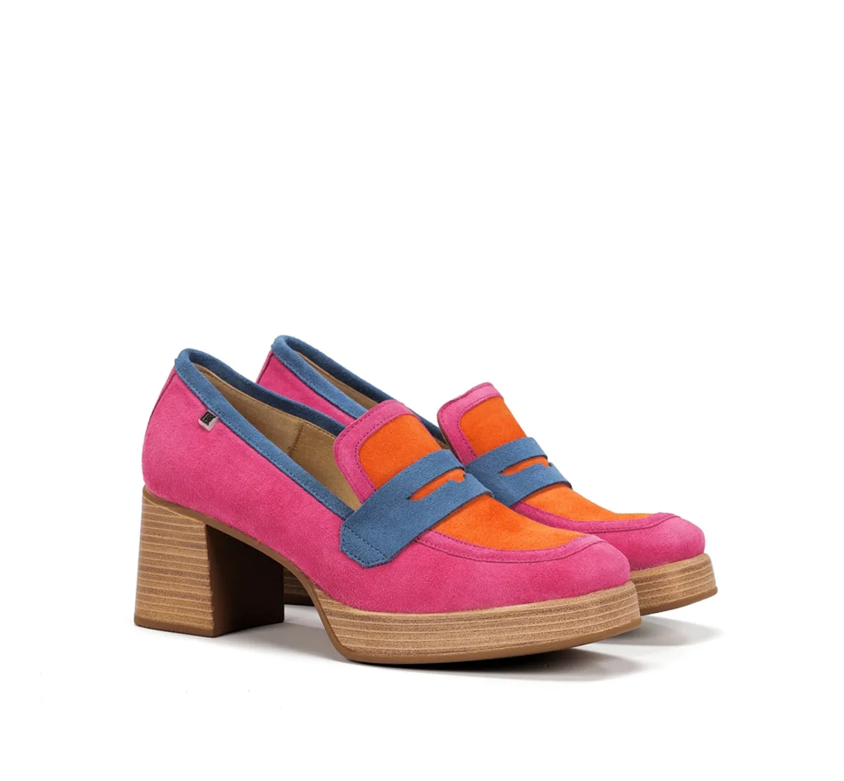 Dorking Cristel D9440 Mocassini Donna Rosa Plateau
