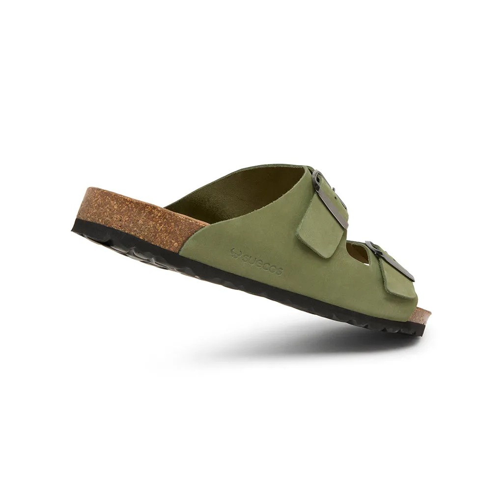 Suecos Ek Soft Sandali Verdi Pelle