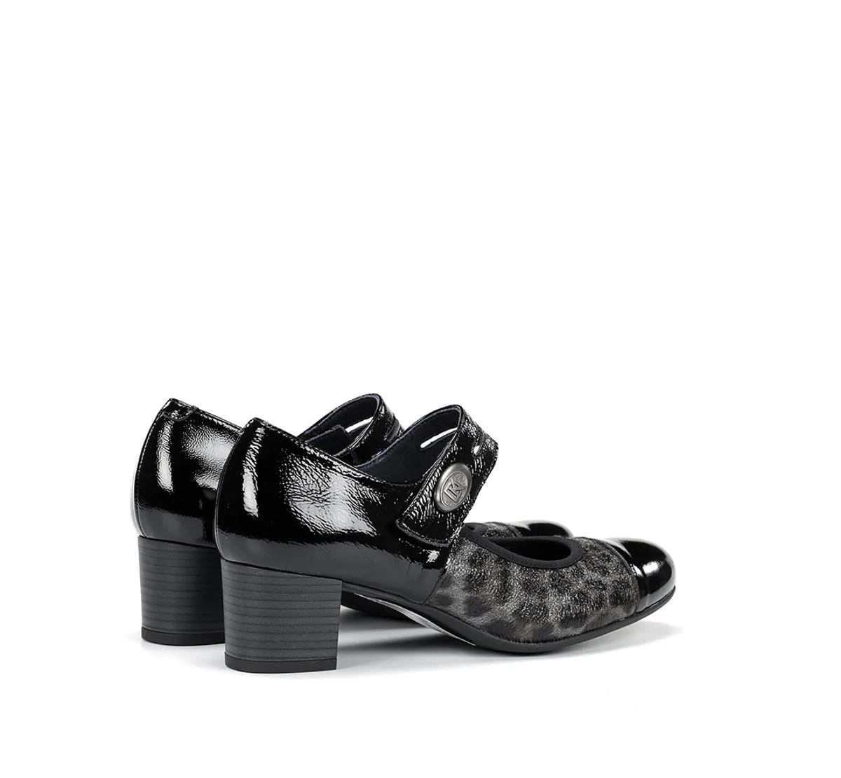 Dorking Geminis D8637 decollete donna nere tacco medio