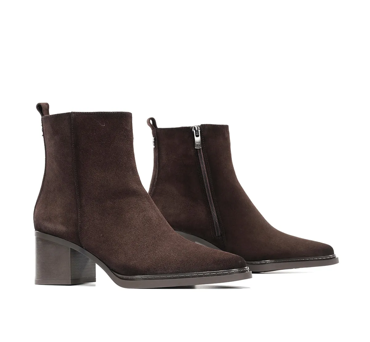 Dorking Tess D9822 stivaletti donna marrone tacco medio