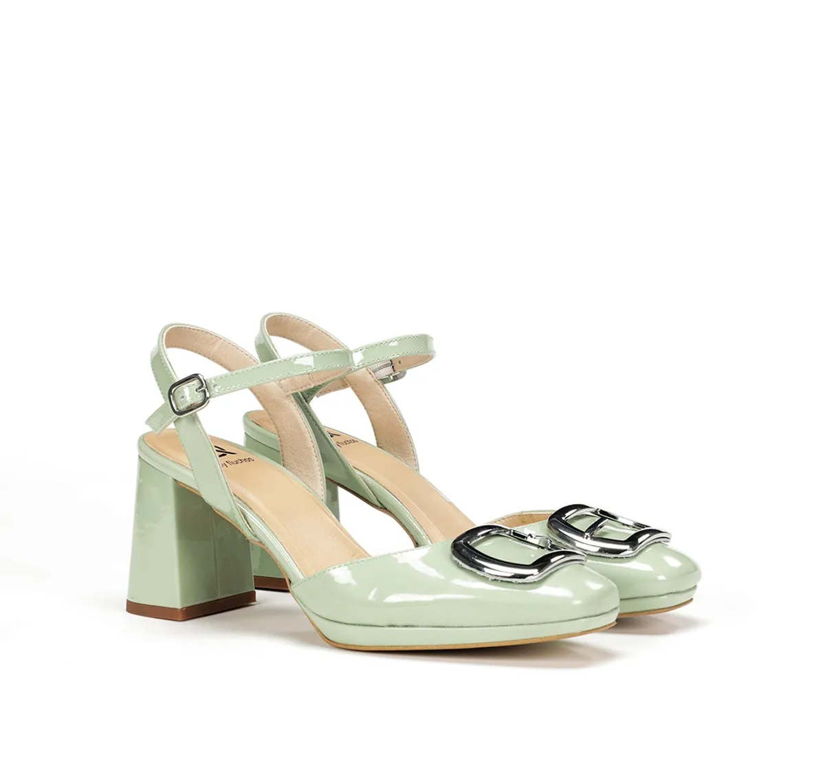 Fluchos Karla D9264 sandali donna verdi tacco