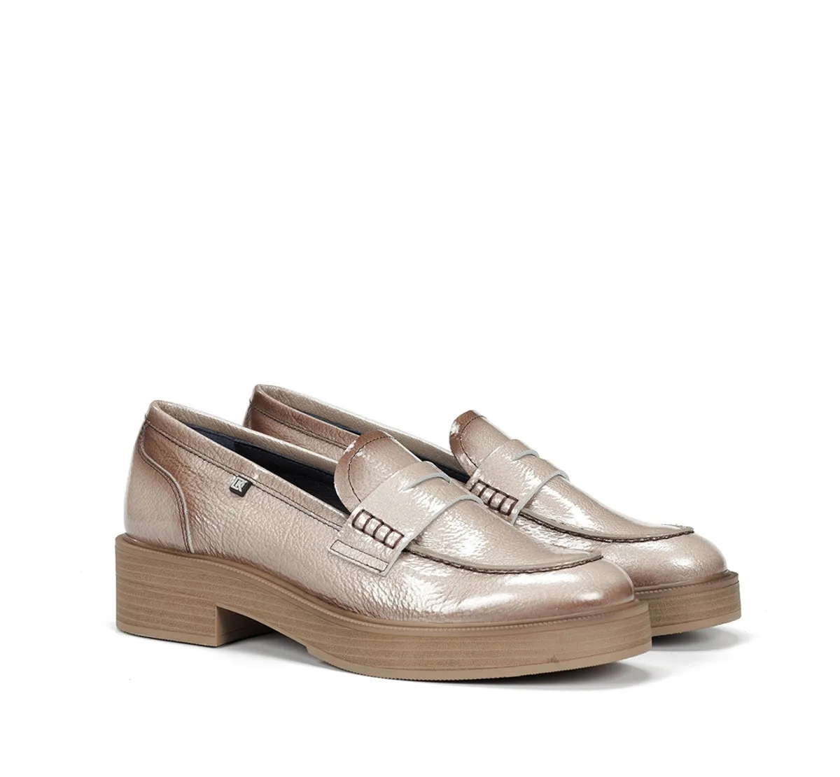 Fluchos Idaly D9380 mocassini taupe donna eleganti